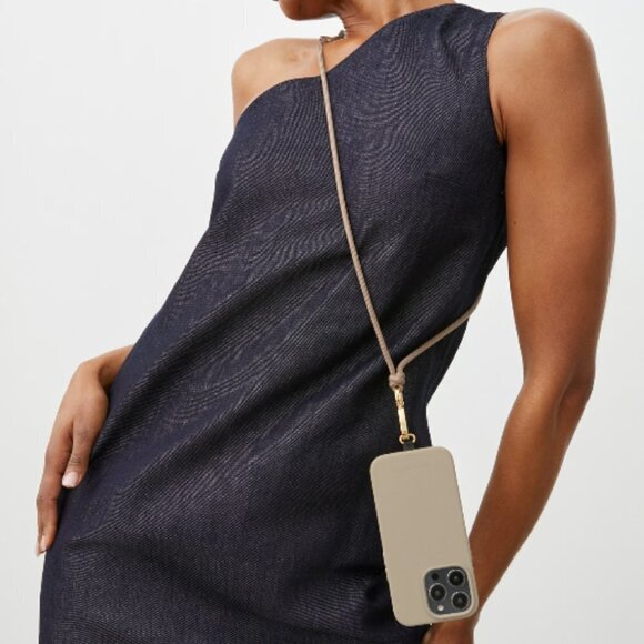 Ideal of Sweden Cord Phone Strap Beige - Picture 1 of 3